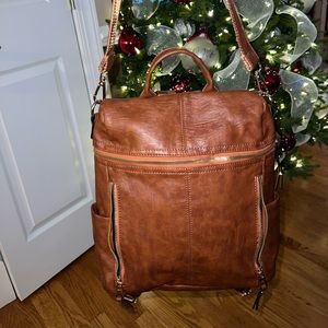 Never used Leather backpack